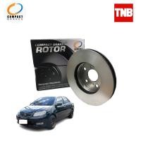 ราคา Compact Brakes จานเบรค จานดิสเบรคหน้า สำหรับ Toyota Vios Ncp42 โตโยต้า วีออส ปี 2002 2006 หลังเฉพาะจานดิส (12653764123)