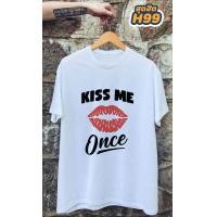 ราคา เสื้อยืดคลาสสิคลายวินเทจ เสื้อยืดแนวเท่ห์ๆ สีขาว (9252710359)