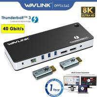 ราคา WAVLINK 11 In 1 4K จอแสดงผลคู่แท่นวางมือถือ3จอ8K แท่นวางมือถือ USB C 144Hz พร้อมการชาร์จโฮสต์60W พอร์ต USB 4พอร์ต RJ45เสียง ไมโครโฟนสำหรับ MacBook และ Windows (19806689685)