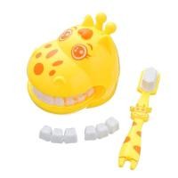 ราคา ZHUJI ชุดของเล่นการเล่นเพิ่มการเรียนรู้การเล่นเพิ่มการเรียนรู้เด็ก Kids Toys ในโรงพยาบาลแปรงฟันให้เป็นของเล่นเพื่อการศึกษาที่ของเล่นชุดเครื่องมือแพทย์ให้เด็กๆสวมบทบาทเป็นชุดฟันปลอมทันตแพทย์ทำฟันหมอฟัน