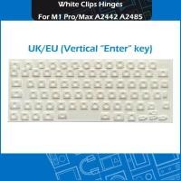 ราคา Laptop A2442 A2485 Keycaps White Clips Hinges Kit For Macbook Pro 14 16 M1 Pro Max A2442 A2485 Keys Clip Keyboard Repair (20335809567)