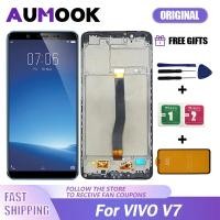 ราคา 5 7นิ้วสำหรับ Vivo V7สัมผัสหน้าจอ LCD หน้าจอดิจิตอล Vivo V7แทนการประกอบสำหรับหน้าจอ LCD 1718พร้อมกรอบ (21127741005)