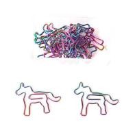 ราคา Colorful Paper Clip Pony Modeling Paper Clip Cartoon Pin Decoration Bookmark horse Paperclips Clips Para Papel Office Supplies (20131220817)