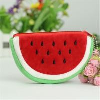 ราคา Kids Coin Purse Plush Coin Purse Fruit themed Key Bag Lovely Plush Key Bag Watermelon Coin Purse Fruit Wallet (19877172587)