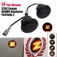 ราคา 2ชิ้นสำหรับ Nissan 370Z Coupe Nismo Z34 Led สีเหลืองอำพันแบบไดนามิกไฟสัญญาณเลี้ยวไฟด้านข้างตามลำดับไฟกระพริบ2009 2020 Canbus (18962859096)