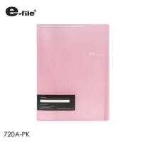 ราคา e file อี ไฟล์ แฟ้มโฮลเดอร์ 40 ซอง ปกใส Made In Thailand MIT รหัส 720A (10420310312)