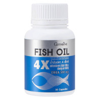 ราคา ส่งฟรี น้ำมันปลา และ โคลีนบี วิตามินบี สมอง และการจดจำ กิฟฟารีน น้ำมันปลา 4 เอ็กซ์ ขนาด 1000 มก Giffarine Fish Oil 4X Choline B (18269331951)