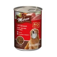 ราคา Marvo มาร์โว่ อาหารเปียก แบบกระป๋อง สำหรับสุนัขโต 400 g (16344142851)