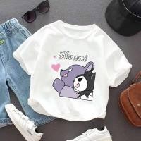 ราคา เสื้อผ้าเด็กฤดูร้อนการ์ตูนMelody Sanrioเสื้อผ้าแขนสั้นน่ารักKuromiเสื้อเด็กผู้หญิงอเนกประสงค์เสื้อส่วนบาง (20600087546)