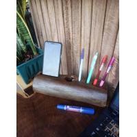 ราคา ที่ใส่ปากกาไม้ กล่องใส่ปากกาไม้ กล่องใส่เครื่องเขียน ที่เสียบปากกา ที่ใส่ปากกาวินเทจ ของใช้บนโต๊ะทำงาน แท่นเสียบปากกา (19529066739)