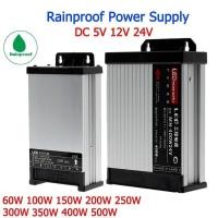 ราคา 12V Power Supply Outdoor Rainproof Lighting Transformers 24v 5v power supply 60W 100W 150W 200W 250W 300W 400W 500W 600W (11194677110)