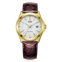 ราคา Casio MTP 1183A ผู้หญิงนาฬิกาเข็มขัดเหล็กหนังที่เดินทางมาพักผ่อนสูงหรูหราธุรกิจวันที่ที่เรียบง่ายเพชรใบหน้านาฬิกาควอตซ์ผู้ชายนาฬิกา (21001920665)