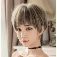 ราคา วิกผมสั้น วิกผมแฟชั่น สั้นซอย มีหนังศรีษะเทียมเสมือนจริง ใส่แล้วเนียนเป็นธรรมชาติ เส้นไหมนุ่ม ไม่เงา มีหนังศรีษะเสมือนจริง (8289163241)