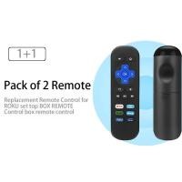 ราคา รีโมทคอนโทรล1คู่ใช้สำหรับ roku Set Top Box ทดแทนคอนโทรลเลอร์ STB ด้วยปุ่มลัดที่ใช้โดยตรง (21170709901)