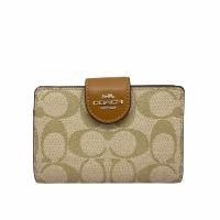 ราคา Coach outlet ของเเท้ กระเป๋าสตางค์ผู้หญิง COACH SMALL WALLET กระเป๋าสตางค์ขนาดเล็ก (19669660158)