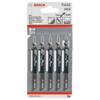 ราคา BOSCH 2608630033 T111C และ 2608631013 T118A ใบเลื่อยจิ๊กซอว์ตัดไม้ 5 ใบ แพค (20189838396)