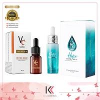 ราคา Ratcha Hya Booster Serum เซรั่มไฮยา บูสเตอร์ 15 ml VC Vit C bio face Serum วิตซีไบโอเฟสเซรั่ม 10 ml (17432726199)