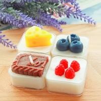 ราคา Small tea cake sweet birthday candles cream cheese strawberry cookies with hand gift set of honey wrapped up (19698583818)