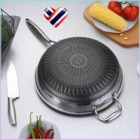 ราคา กระทะไม่ติด กระทะสแตนเลส หม้อหุงแก๊ส กระทะเตาแม่เหล็กไฟฟ้า กระทะไม่เคลือบ กระทะ กระทะขนาด 36 ซม (18489675171)