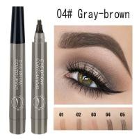 ราคา Eyebrow Pen Waterproof Fork Tip Eyebrow Tattoo Pencil Long Lasting Professional Fine Sketch Liquid Eye Brow Pencil 5Colors (17063717837)