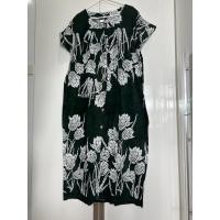 ราคา ชุดกระโปรงผ่าหน้าตลอด ติดกระดุม แขนสั้น ผ้าสปัน อก 46 นิ้ว ยาว 48 นิ้ว (15693865792)