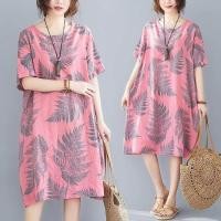 ราคา TM เดรสยาว ชุดเดรสผู้หญิง เสื้อผ้าฝ้าย ชุดผ้าไทย ผ้าฝ้าย TM2342404 (18784997559)