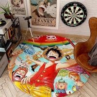ราคา การ์ตูนวันพีชห้องนอนพรมวงกลมคอมพิวเตอร์ศึกษาพรมเช็ดเท้าวงกลมเก้าอี้หมุน (20139074972)