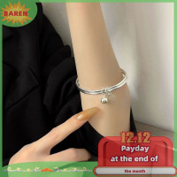 ราคา กำไลข้อมือแฟชั่นสำหรับผู้หญิงปรับได้เปิดกำไลข้อมือเครื่องประดับได้ทำจากเงินสองชั้น Fu สร้อยข้อมือกระพรวนหรูหราทันสมัย (20032442036)