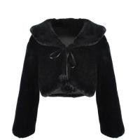 ราคา CC Thicken Bolero Shrug Faux Fur Coat Shoulder Cape Wedding Shawl Stole Warm Short Jacket (19027596861)