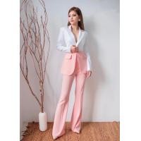 ราคา พร้อมส่ง Jungkook S 4XL X18 Set2ชิ้น สูทสีขาว สูทสีชมพู สูทสีฟ้า ชุดสูทกางเกงขายาว ชุดเข้าเซท ชุดสาวอวบ ซับในทั้งชุด ตัวเสื้อทูโทน สูทสาวอวบ (18965150487)