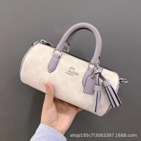 ราคา กระเป๋าถือสตรี23กระเป๋าถือ Lacey 20คลาสสิกวินเทจแต่งพู่กระเป๋าทรงกระบอกสะพายไหล่ข้างหนึ่งถุงใส่ดินสอ Xiangmai (20183574648)