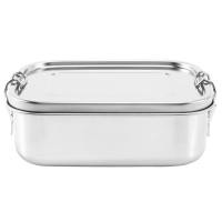 ราคา Stainless Steel Lunch Food Container with Lock Clips and Leakproof Design 800ML Bento Boxes Lunch Container for Kids or Adults Dishwasher Safe Stainless Lid (20879750989)