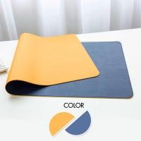 ราคา แผ่นรองเมาส์ หนังPU แผ่นรองเมาส์ขนาด 80x40 Mouse Pad ใช้ได้ทั้ง2ด้าน (7180638297)