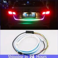 ราคา Mibuy 1 ชิ้นรถยนต์ LED ไฟท้ายกล่องหางขอบแสงไฟท้ายกล่องหลายโหมดลดแสงลำแสงรถด้านหลังกล่องกระโจมแสงโดยรอบตกแต่งแสงลำต้นแถบแสง (1569796129)