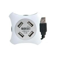 ราคา Signo 2 0 Hi Speed USB HUB 4 port เก็บสายได้ รุ่น HB 157 (786244269)