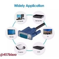 ราคา สาย VGA M M 1 5เมตร หัวสีน้ำเงิน สายดำ (5970538425)