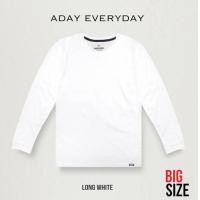 ราคา Just Say Bad เสื้อแขนยาว 3XL 4XL ไซส์ใหญ่ จั้มแขน สีกรม ดำ ขาว เลือดหมู รุ่น Classic Long เสื้อคนอ้วน BLB (1831752463)