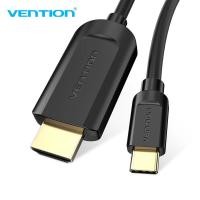 ราคา Vention USB C HDMI 4K ชนิด C เป็น HDMI สาย HDMI อะแดปเตอร์สำหรับ Huawei P20 PRO MATE 20 MacBook Pro iPad Pro Thunderbolt 3 1M 2M (21171123118)