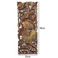 ราคา แผ่นไม้แกะสลัก แผ่นไม้สัก แผ่นไม้ติดผนังลายปลา ปลาติดผนัง ฉลุลายรูปปลา แผ่นไม้แขวนผนัง ตกแต่งบ้านเรือน รีสอร์ท โรงแรม (19164780172)