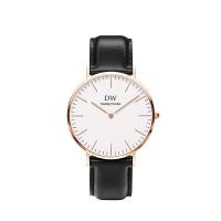 ราคา DW นาฬิกาคู่รักบางเฉียบนาฬิกาควอตซ์ข้อมือกันน้ำธุรกิจชายและหญิงนาฬิกาข้อมือนักเรียน (14297721872)