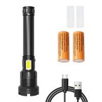 ราคา ไฟฉาย XHP390ไฟฟ้าไฟฉายแบบชาร์จได้แบบชาร์จไฟได้ ไฟฉาย USB โคมไฟยุทธวิธีสำหรับล่าสัตว์ LED แคมป์ (21341908856)