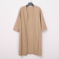 ราคา Johnature Summer New Solid Color Linen Long Sunscreen Cardigan Trench Casual All Match Loose Full Sleeve Women Coats (11685229113)