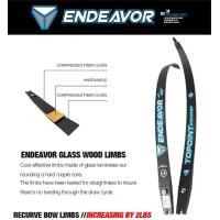 ราคา TOPOINT R10 H25 66 68 70 ILF Recurve Bow Limbs 18 44lbs (20264152338)