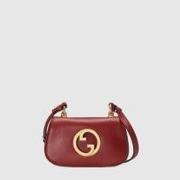 ราคา Gucci GG กระเป๋า Mini bag with round Interlocking G (21228351073)