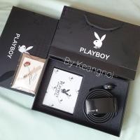 ราคา ชุดของขวัญวันเกิด วันครบรอบ ของขวักล่องใหญ่ กระเป๋าสตางค์ และ เข็มขัดหนังแท้ Playboy มีกล่องและถุงกระดาษ ฟรี การ์ดอวยพร ในทุกโอกาส (18872318745)