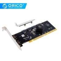 ราคา ORICO 4พอร์ต SATA2 0 PCI E การ์ดขยาย PCI X อินเตอร์เฟซ PCI โฮสต์ E PCI E Express 3Gbps อะแดปเตอร์ขยายบอร์ดเพิ่มในการ์ด (18199119890)