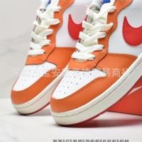 ราคา Court Borough low2 Little Air Force สีดำและสีแดงนักเรียนคู่รักชายและหญิงรองเท้าผ้าใบลำลองในมหาวิทยาลัย BQ5448 (20777715663)