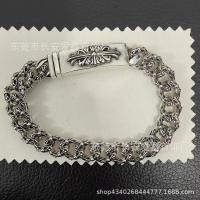 ราคา สร้อยข้อมือรูปเรือสมอเรือสมอเรือแบบหนาและบางลายขวางดอกไม้ Eido80ทำมือสำหรับทั้งหญิงและชายฮิปฮอปแฟชั่น (20590062342)