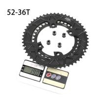 ราคา แหวนโซ่คู่ CNC อัลลอยด์ BCD 110มม 4สลักเกลียว BCD110สำหรับ105 R7100 R9200 R8100 Ultegra Dura Ace วงแหวนโซ่จักรยานเสือหมอบ (20952190968)