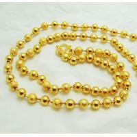 ราคา Thai Jewelry สร้อยคอ ลูกปัด ทองชุบ 5 ไมครอน ผู้หญิง ผู้ชาย ทองชุบ ทองหุ้ม งานทองชุบไมครอน ชุบด้วยเศษทองคำแท้ 96 5 หนัก 1 บาท ความยาว 1824 นิ้ว (5425902894)